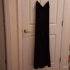 NWOT- Elegant Black Maxi Dress